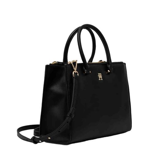 Bolso tote bag para dama Tommy Hilfiger negro AW0AW16887-BDS