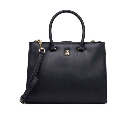 Bolso tote bag para dama Tommy Hilfiger azul AW0AW16887-DW6