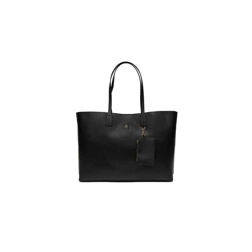 Bolso tote bag para dama Tommy Hilfiger negro AW0AW16904-BDS