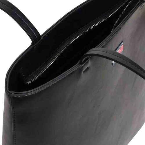 Bolso tote bag para dama Tommy Hilfiger negro AW0AW16969-BDS