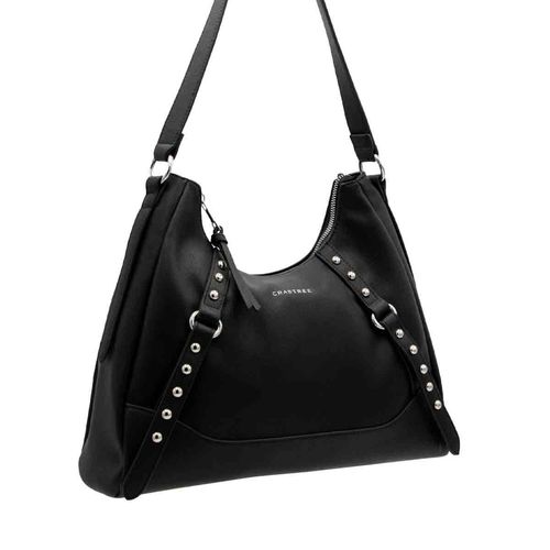 Bolso shoulder bag para dama Crabtree negro E3642