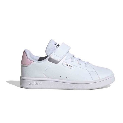 Tenis casual para niña Adidas blanco JQ2380