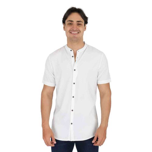 Camisa casual para joven Authentic Lyon blanco 212105-206