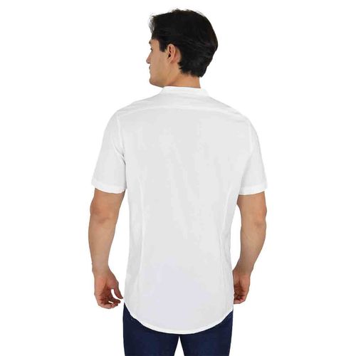 Camisa casual para joven Authentic Lyon blanco 212105-206