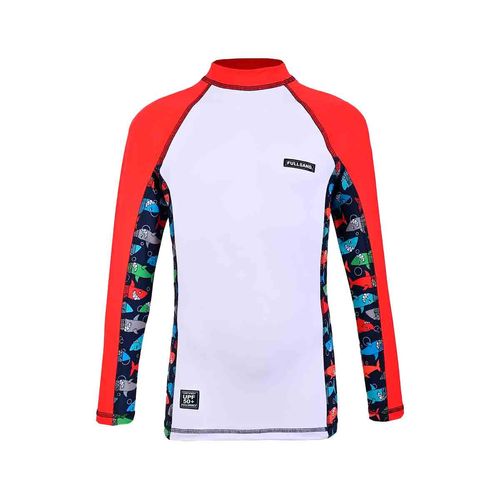 Playera para niño Fullsand blanco nowtg14