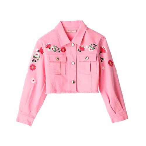 Chamarra Original Marines rosa para niña ddp3151f
