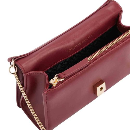 Bolso crossbody para dama Tommy Hilfiger tinto AW0AW16891-V18