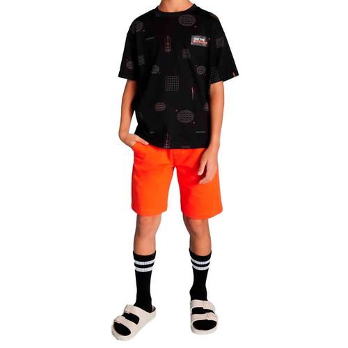 Bermuda casual para joven Nuku Tavake naranja 600