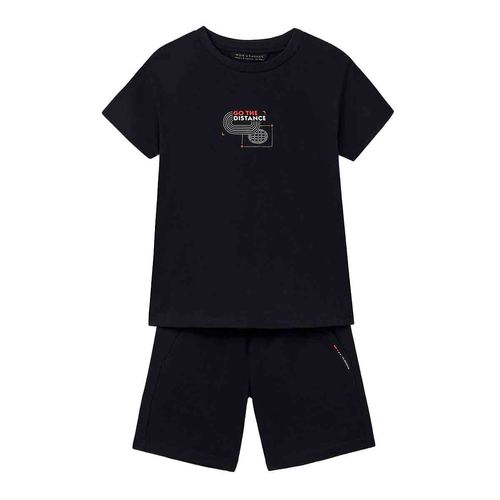 Conjunto casual para joven Nuku Tavake negro 6681