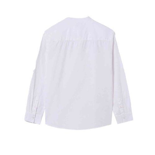 Camisa casual para joven Nuku Tavake blanco 6141