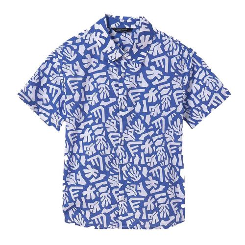Camisa casual para joven Nuku Tavake azul 6138