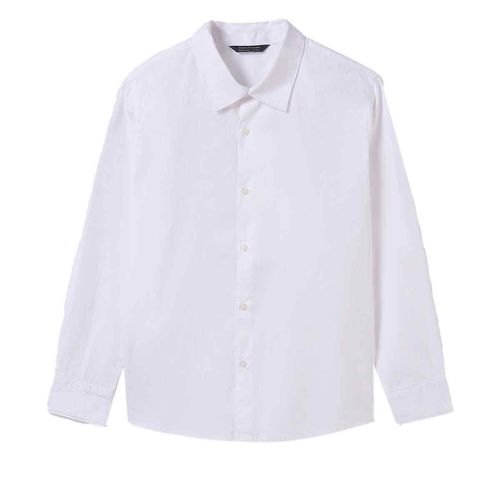 Camisa casual para joven Nuku Tavake blanco 6140