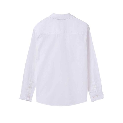 Camisa casual para joven Nuku Tavake blanco 6140