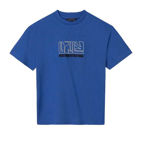 Playera casual para joven Nuku Tavake azul 840