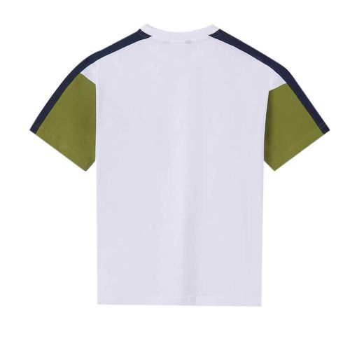 Playera casual para joven Nuku Tavake blanco 6015