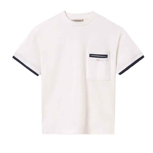 Playera casual para joven Nuku Tavake beige 6004