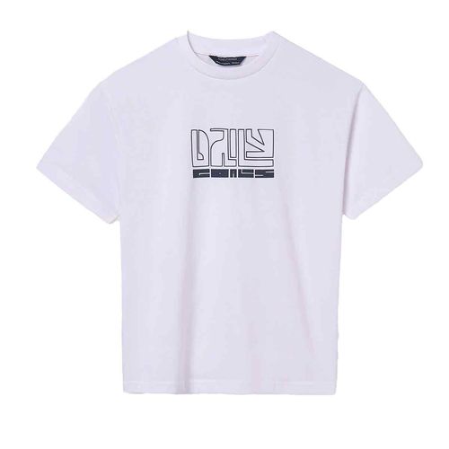 Playera casual para joven Nuku Tavake blanco 840