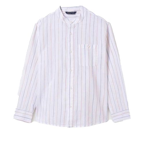 Camisa casual para joven Nuku Tavake blanco 6141