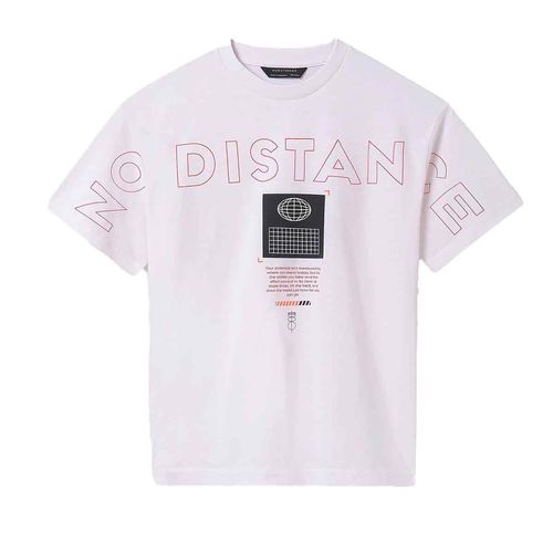 Playera Nuku Tavake blanco para joven 6011