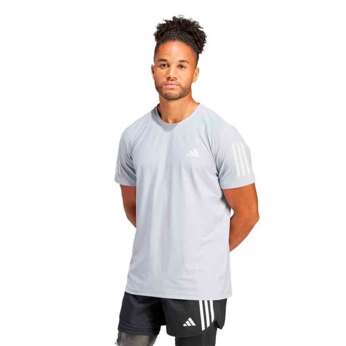 Playera deportiva para caballero Adidas gris in1501
