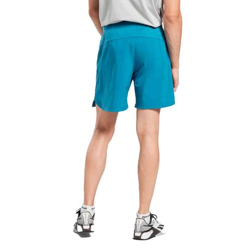 Short deportivo para caballero Reebok azul hs5938