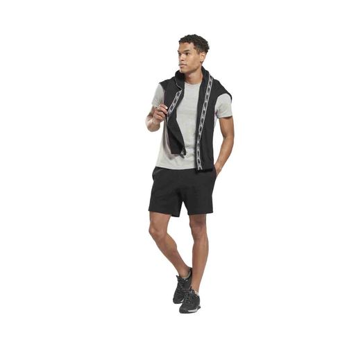 Short deportivo para caballero Reebok negro hs9441