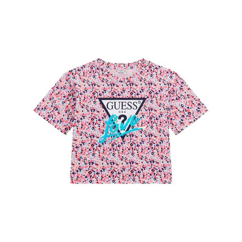 Playera casual para jovencita Guess rosa j5ri05k6yw4-p67