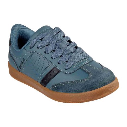 Tenis casual para niño Skechers azul 405730LSLT