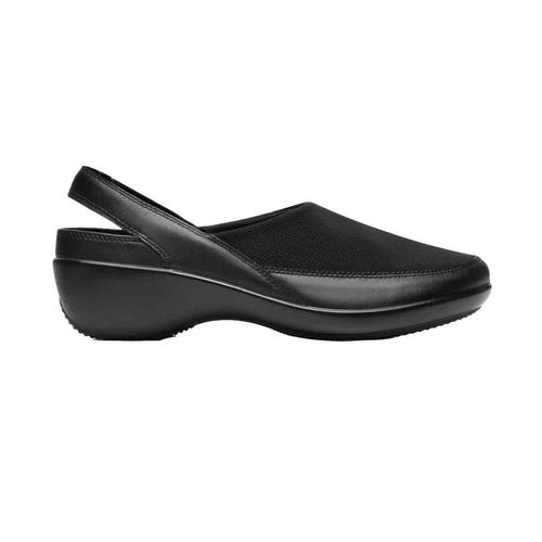Sandalia casual para dama Flexi negro 51727