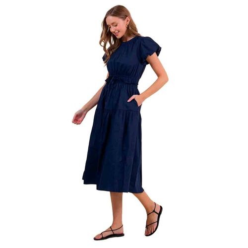 Vestido casual para dama Doe & Rae marino 27913d