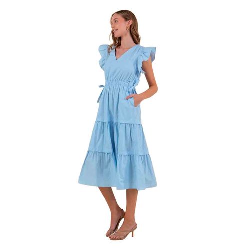 Vestido casual para dama Doe & Rae azul 27915d