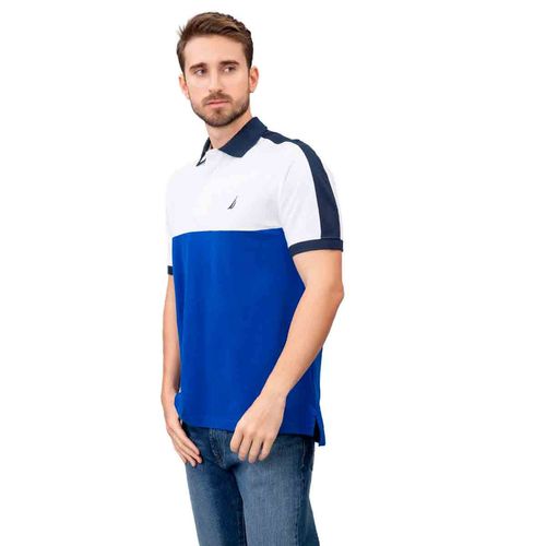 Playera tipo polo para caballero Nautica blanco n1j01534-457
