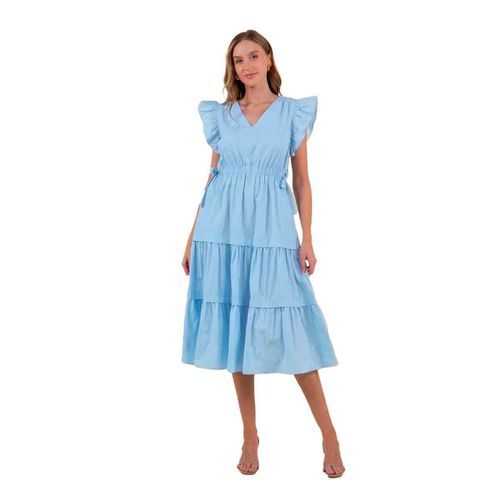 Vestido casual para dama Doe & Rae azul 27915d