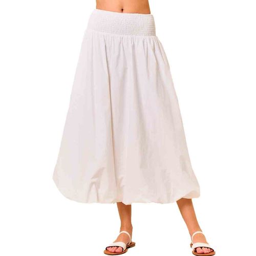 Falda casual para dama Doe & Rae blanco 6530s-1