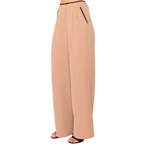 Pantalón casual para dama Edit By Nine café tp4267