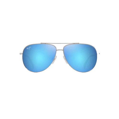 Lentes solares para caballero Maui Jim Hau'oli plateado B665-17B