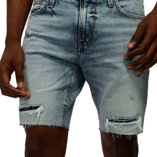Bermuda casual para caballero Guess azul m5rdv2d4z80