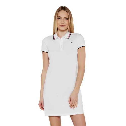 Vestido Tommy Hilfiger blanco para dama ww0ww45532