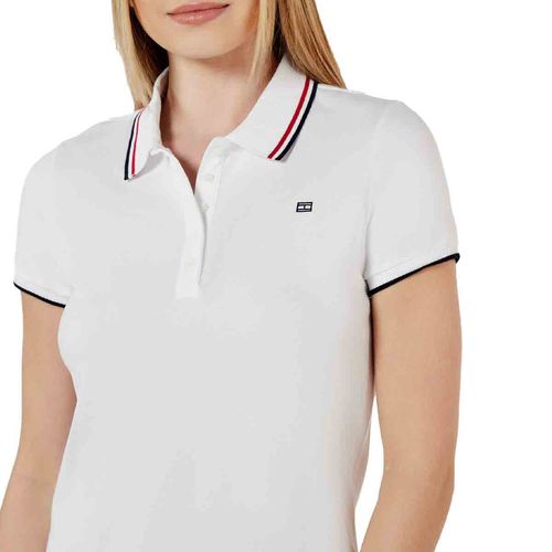 Vestido Tommy Hilfiger blanco para dama ww0ww45532