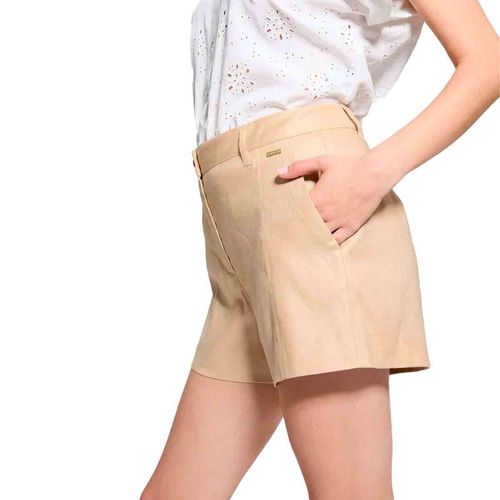 Short casual para dama Guess café w5gd1wwh5l2