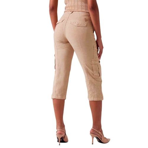 Pantalón casual para dama Guess café w5ga2dwg8n0