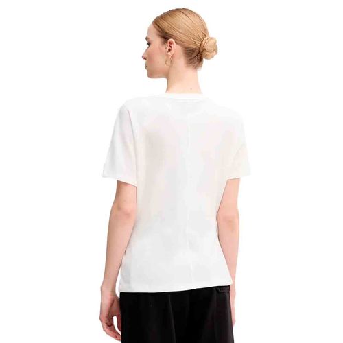 Playera casual para dama Tommy Hilfiger blanco ww0ww46114