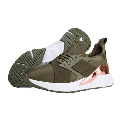 Tenis deportivo para dama Puma verde 38395403