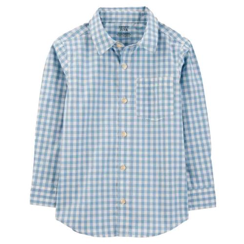 Camisa casual para niño Carters azul 3s487210