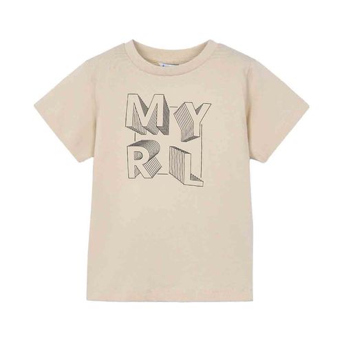 Playera casual para niño Mayoral café 170