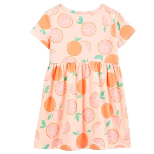 Vestido casual para bebé Carters naranja 2s433810