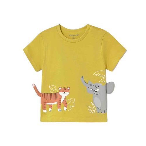 Playera casual para bebé Mayoral amarillo 1061