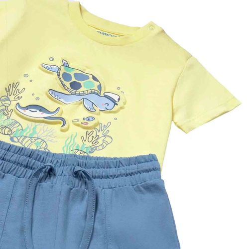 Conjunto casual para bebé Mayoral amarillo 1654