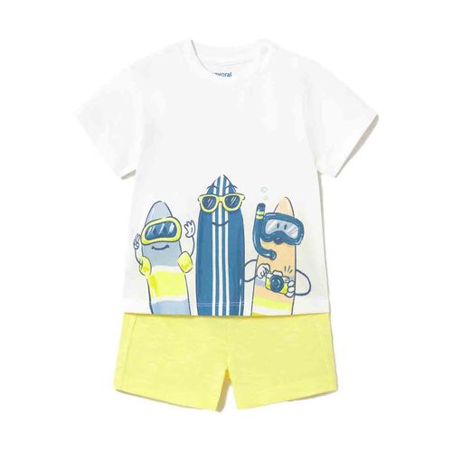 Conjunto casual para bebé Mayoral amarillo 1656