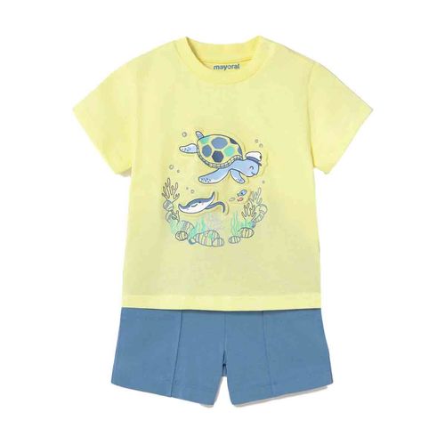 Conjunto casual para bebé Mayoral amarillo 1654